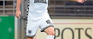 Dauerbrenner. In seiner zweiten Saison beim SVB zeigt sich Manuel Hoffmann in Spiellaune. Der 24-Jährige war bei allen 18 Pflichtpartien dabei und erzielte vier Tore.