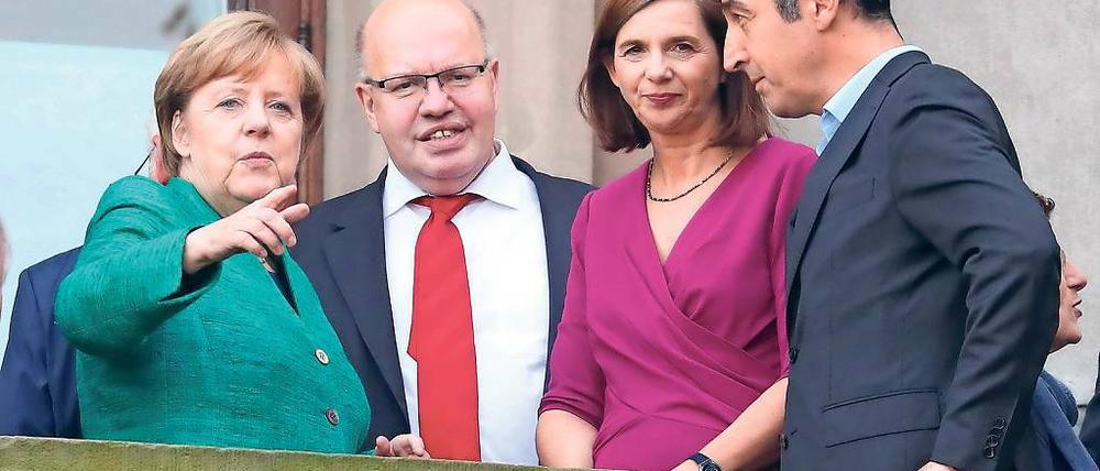 Abgeklopft. Ein Algorithmus bewertet den Stand der Koalitions-Sondierungen.