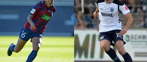 Anrennen für den Erfolg. Eseosa Aigbogun und Sven Reimann waren oftmals mit Turbine beziehungsweise Nulldrei das bessere Team, wenn es letztlich doch nur zu einem Unentschieden reichte.