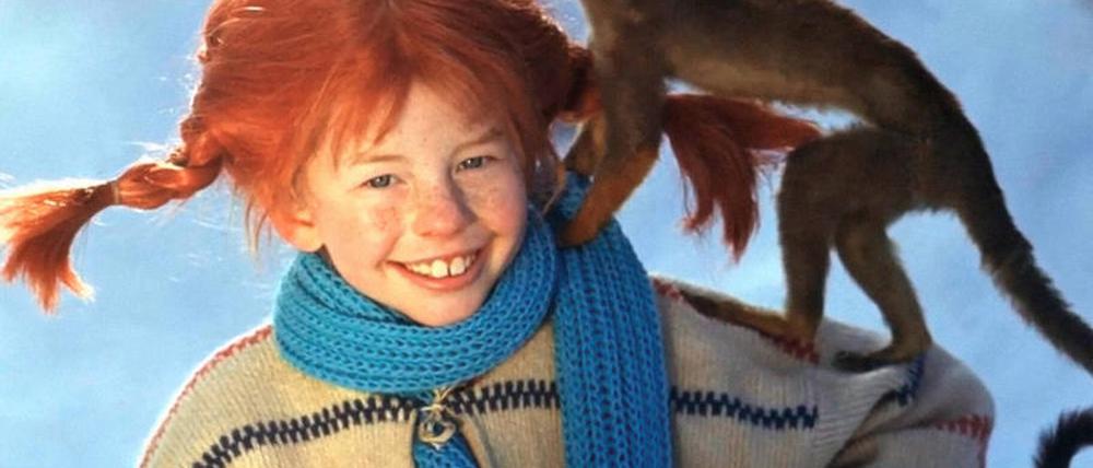 Pippi und Herr Nilsson.
