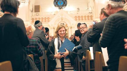 Vorbild sein. Alina Treiger bei ihrer Ordination 2010 in Berlin.