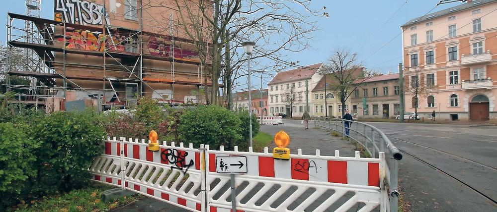 Engpass. An der Humboldtbrücke müssen Verkehrsteilnehmer aufpassen.