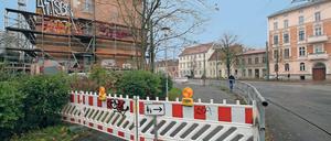 Engpass. An der Humboldtbrücke müssen Verkehrsteilnehmer aufpassen.