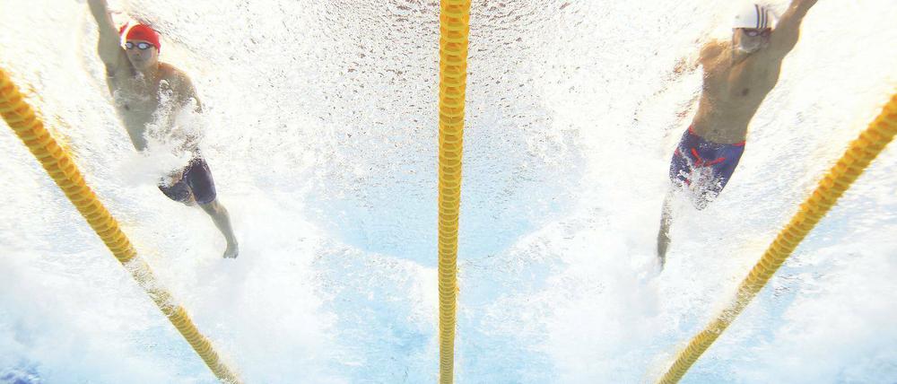 Im Endspurt. Es gibt die große Hoffnung, dass Potsdam ab Januar 2018 Schwimm-Bundesstützpunkt mit entsprechendem Cheftrainer ist.