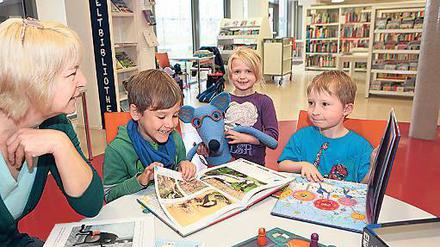 Immer was zu lesen. Die Stadt- und Landesbibliothek ist bei Kindern beliebt.