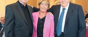 Geehrt. Ralf Gaudlitz, Karin Genrich und Wolfgang Cornelius (v.l.).