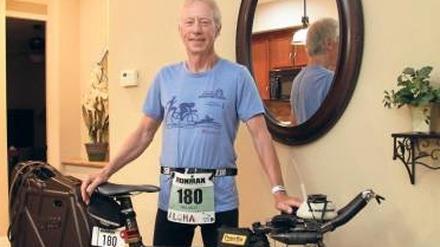 Weit gekommen: Helmut Schicketanz hat den Ironman auf Hawaii kurz vor dem Ziel beendet.