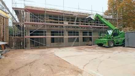 Mehr Platz. In dem Neubau sollen zusätzliche Arbeitsplätze entstehen.