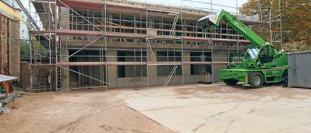 Mehr Platz. In dem Neubau sollen zusätzliche Arbeitsplätze entstehen.
