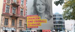 Überbleibsel. Immer noch hängt Wahlwerbung – trotz abgelaufener Frist.