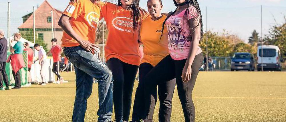 Frauenpower. Aus Kenia kam eines von zwei Damenteams beim Turnier.