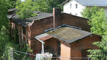 Neben dem Ernst-Thälmann-Platz in Sputendorf entstehen neue Reihenhäuser.