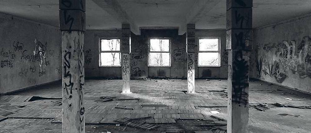 Einst Schlafsaal. In den Havelauen waren früher Soldaten stationiert.