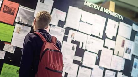 Mangelware: Für Menschen mit wenig Einkommen wie Studierende ist die Wohnungssuche hart. Selbst die Mieten in Studentenwohnheimen steigen rasant.