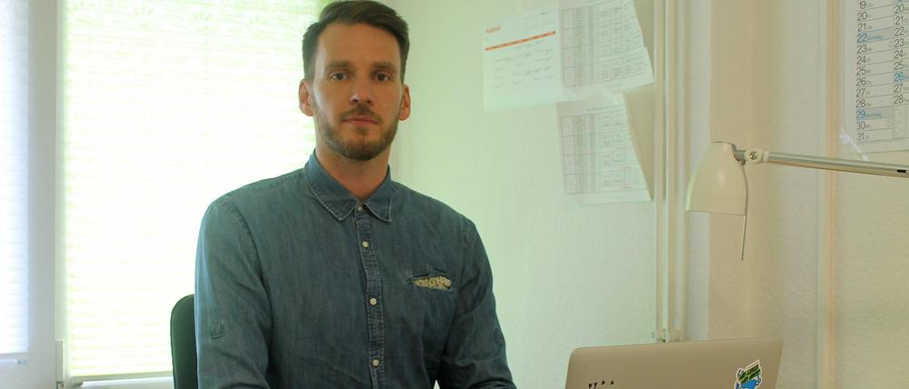 Von der Platte an den Schreibtisch. Nach dem Ende seiner aktiven Handballkarriere leitet Hannes Lindt nun die Geschicke beim Oberligisten HV Grün-Weiß Werder.