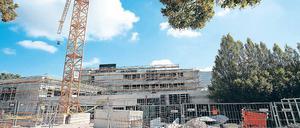Neuer Anbau. Der Neubau des Max- Planck-Instituts soll Platz für Mitarbeiter und die Forschung schaffen.