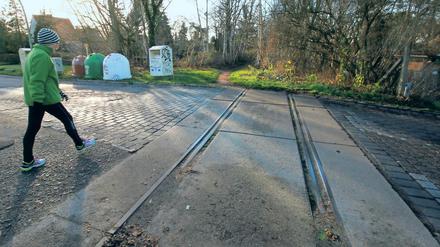 Ehamalige Stammbahngleise bei Zehlendorf.