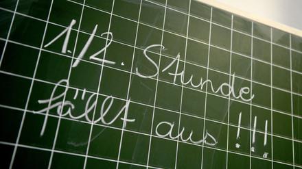 Durchschnittlich fallen an Potsdams Schulen 1,8 Prozent aller Unterrichtsstunden aus.