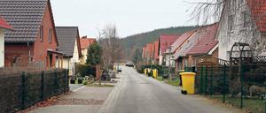 Haus an Haus. In dem Golmer Neubaugebiet leben junge Familien, die ihre Häuser teils in Eigeninitiative gebaut haben.