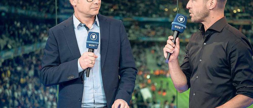 ARD-Großverdiener? Moderator Matthias Opdenhövel (links) und Fußballexperte Mehmet Scholl.