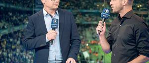 ARD-Großverdiener? Moderator Matthias Opdenhövel (links) und Fußballexperte Mehmet Scholl.