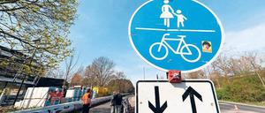 Umdenken. Mehr Platz für Radfahrer und Fußgänger empfiehlt der Umweltforscher Tim Butler, um die Luft in Potsdam sauberer zu machen.