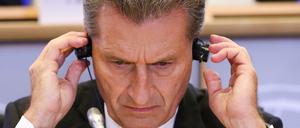 Günther Oettinger (CDU), EU-Kommissar für Digitale Wirtschaft und Gesellschaft.