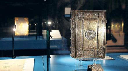 Kostbarkeit. Die Luther-Schrift „Von der Freiheit eines Christenmenschen“ war für Albrecht von Brandenburg-Ansbach so kostbar, dass er sie in Silber binden ließ.