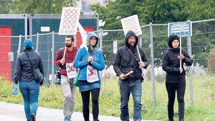 Gemächlich. Beim Staffellauf um die FH wurde nicht nur gerannt.