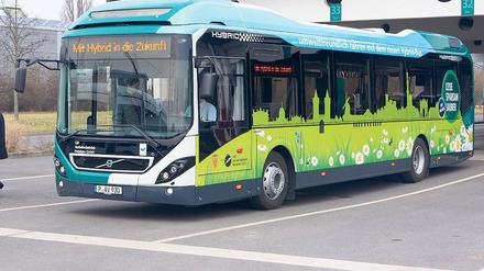 Experiment. Potsdams Verkehrsbetrieb hatte unter anderem diesen Hybridbus getestet. Doch für den Dauereinsatz entschied man sich anders.