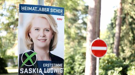 Hat sich beim eigentlichen Sieger entschuldigt: CDU-Kandidatin Saskia Ludwig vor der Bundestagswahl.