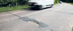 Buckelpiste. Seit Jahren ist die Templiner Straße sanierungsbedürftig.