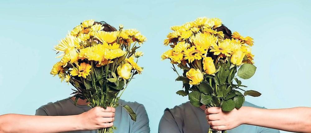 Modernes Dr.-Sommer-Team. Max (l.) und Jakob sind „Beste Freundinnen“, reden über (fast) alles und antworten ihren zumeist weiblichen Hörern auf Fragen wie: Haben Typen ein Problem mit meiner Intelligenz?