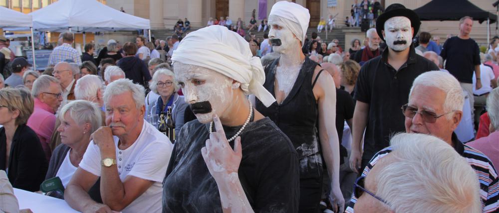 Der stumme Protest...