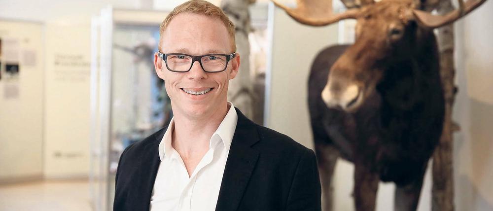 Neue und alte Gesichter. Jobst Pfaender leitet nun des Naturkundemuseum. Nach einer Umbauphase im September wird der Luchs in die Ausstellung aufgenommen. Andere Tiere wie der Adler sind bereits seit Längerem zu sehen.