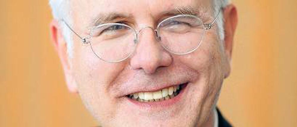 Mit Smartphone: Harald Schmidt