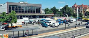 Der Tatort. An dieser Stelle im Stadtzentrum von Cottbus kam die Studentin aus Ägypten ums Leben.