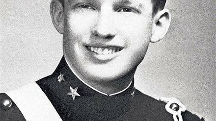 Donald Trump während seiner Zeit an der New York Military Academy.
