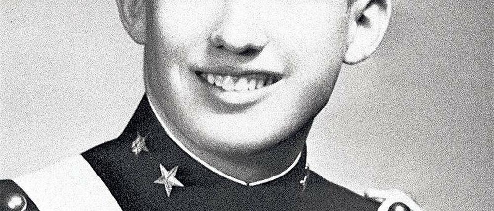 Donald Trump während seiner Zeit an der New York Military Academy.