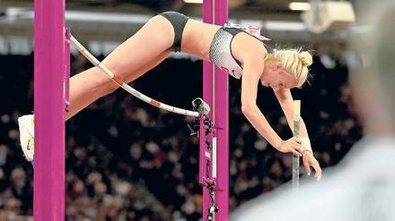 Nicht hoch hinaus. Petershofen schaffte diesmal nur 4,20 Meter.