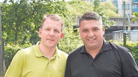 Bewegen sich auf Neuland. Lars Mrosko (l.) und Cem Efe.