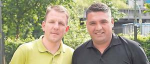 Bewegen sich auf Neuland. Lars Mrosko (l.) und Cem Efe.
