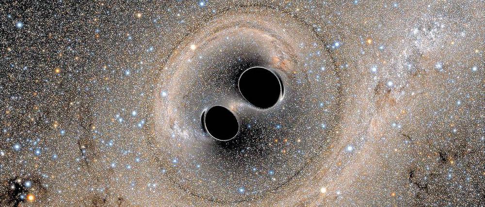 Versteckt. Gravitationswellen könnten Hinweise auf verborgene Dimensionen enthalten.