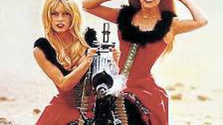 Führen die Revolte zu Ende. B. Bardot und J. Moreau in „Viva Maria!“