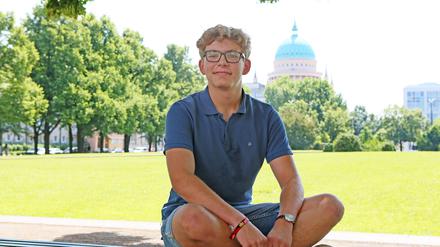 Christoph Maier will Bundeskanzler werden - zumindest virtuell.