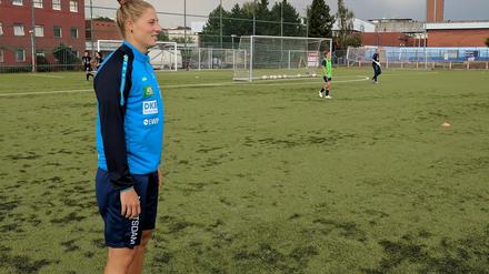 Bestens vertraut. Josephine Schlanke spielte von 2002 bis 2014 für Turbine, war danach Co-Trainerin bei den Potsdamer B-Juniorinnen und wird nun Assistentin im Erstliga-Team.