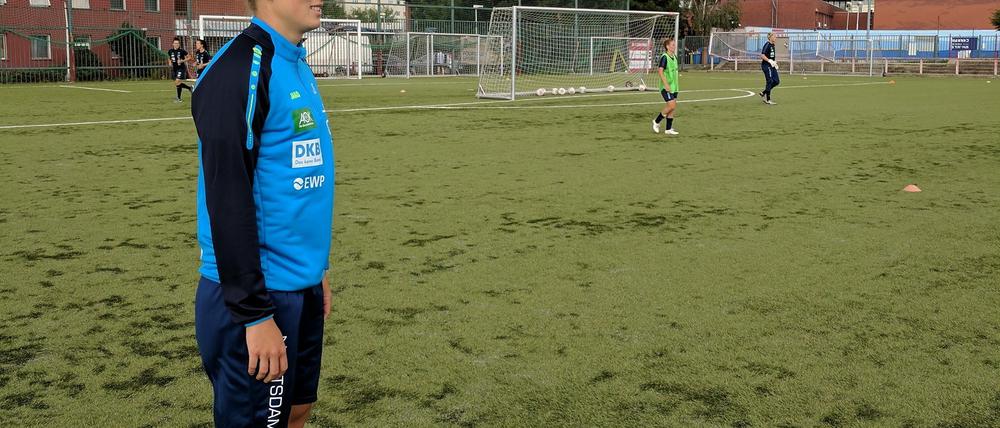 Bestens vertraut. Josephine Schlanke spielte von 2002 bis 2014 für Turbine, war danach Co-Trainerin bei den Potsdamer B-Juniorinnen und wird nun Assistentin im Erstliga-Team.
