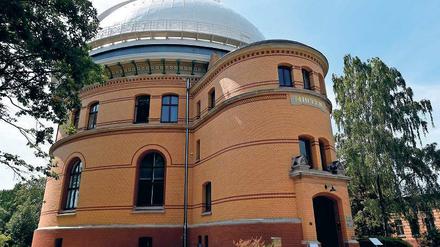 Neue Fassade: Das Gebäude des Großen Refraktors wurde saniert.