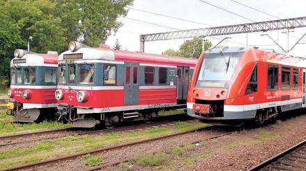 Generationentreffen. Deutsche und polnische Triebwagen in Breslau.