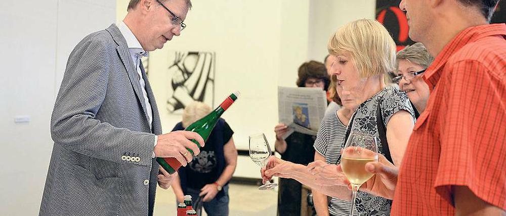 Vom eigenen Hang. Günther Jauch schenkt in der Galerie Sperl aus.